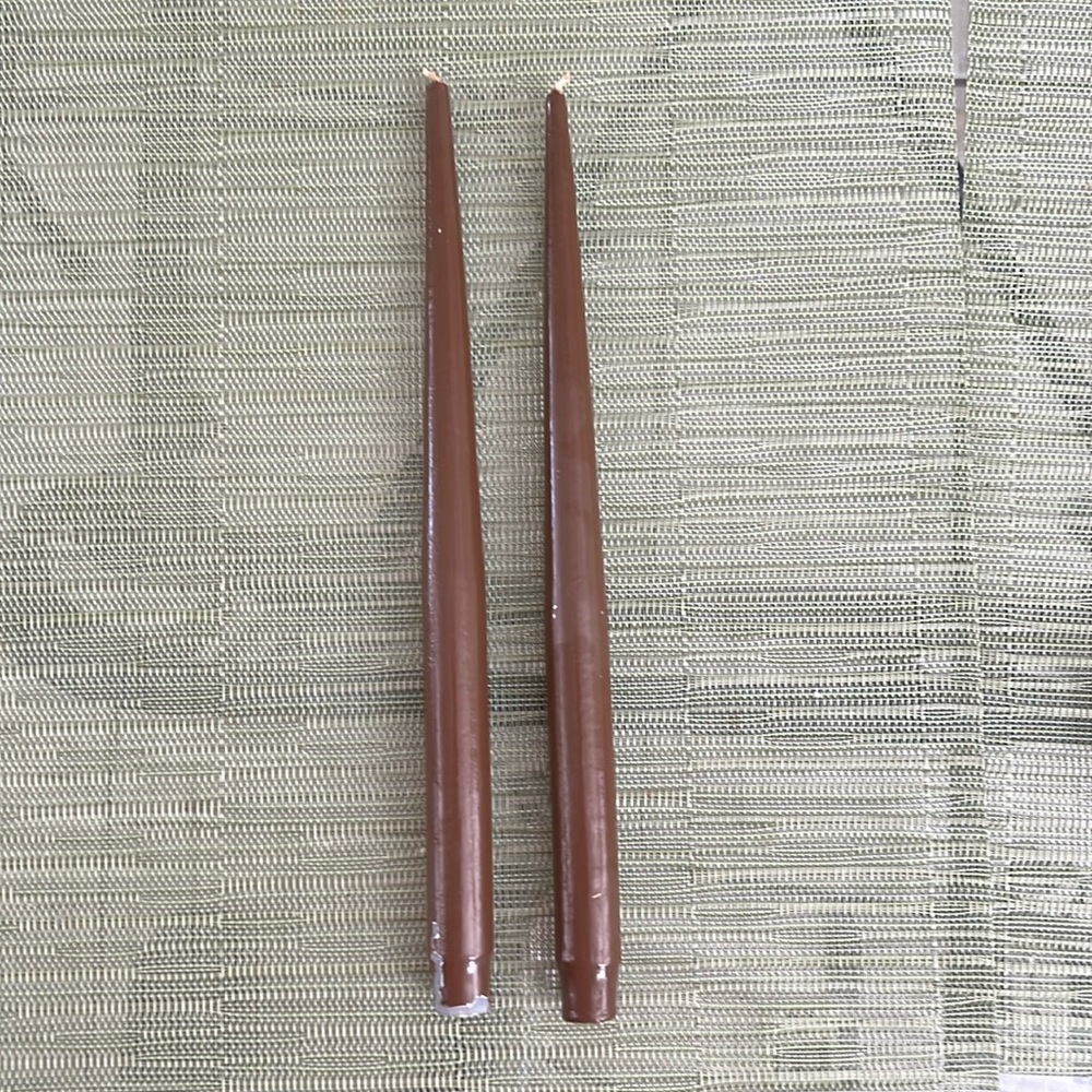 MCM Wooden candles. In good condition.